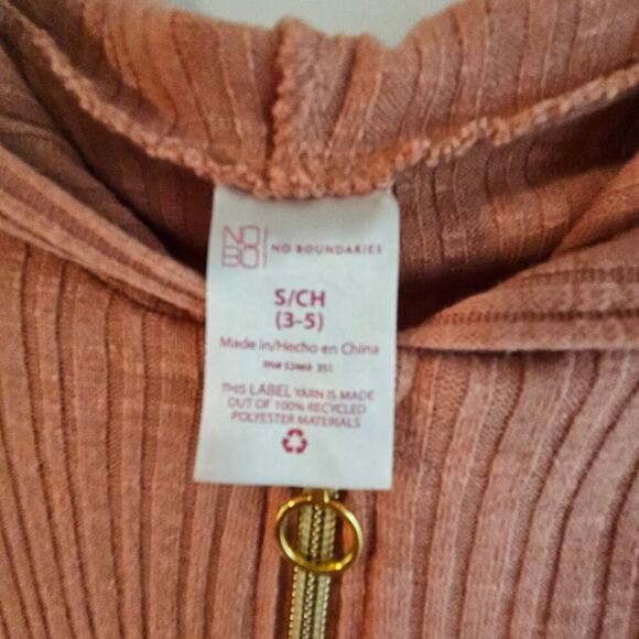 Juniors Rue 21 Zip-Up Cropped Hooded Jacket Size Small - Picture 2 of 5